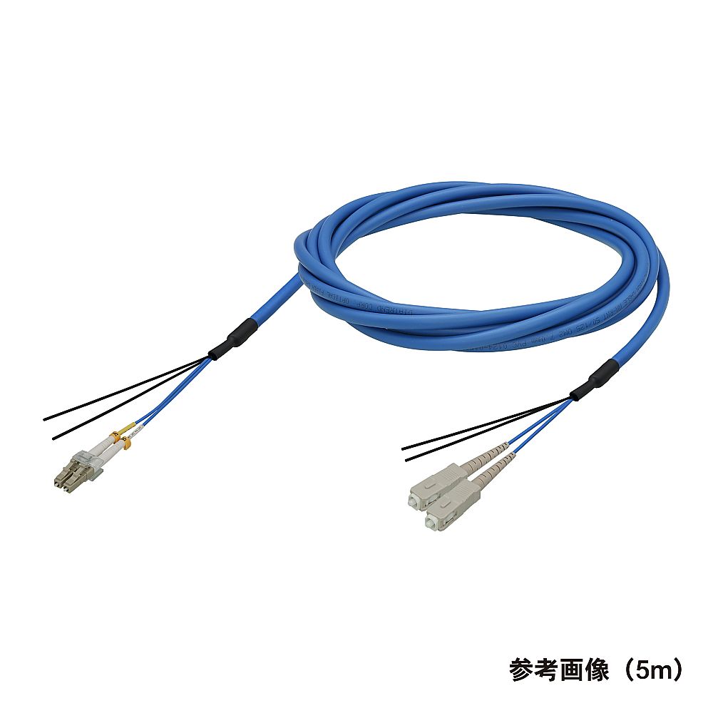 光纖電纜 (多模/LC-SC/室內(強化型)/2芯) 2 公尺 DFC-MMDLCSC-RMT21(2M) 及其他 DFC-MMDLCSC-RMT213M 和更多型號 - 商品圖 4