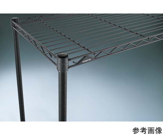 基本系列線材層架 W450 x D350 x H1000mm 三層 黑色 及其他 B1418B40PB3 和更多型號 - 商品圖 2