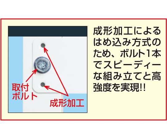 輕型工作桌 (KA型/載重180公斤/美耐皿桌面/附中板/固定式) 寬900 x 深600 x 高740mm 及其他 KA-096TMW 和更多型號 - 商品圖 3