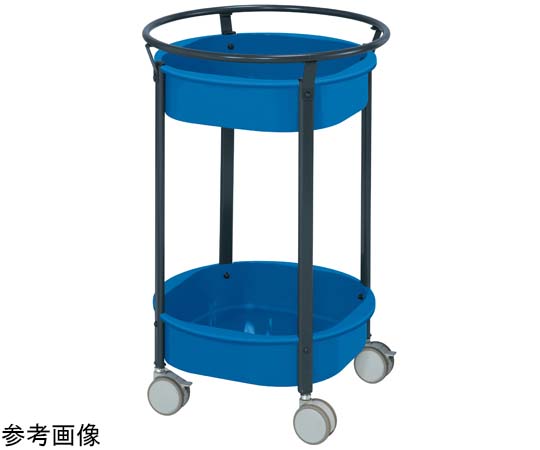 圓形推車 (MW型/雙輪彈性體車輛) 500φ x H680mm 紅色及其他 MW-462DGRD 和更多型號 - 商品圖 5
