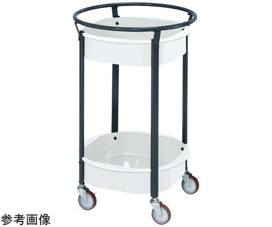 圓形推車 (MW型/雙輪彈性體車輛) 500φ x H680mm 紅色及其他 MW-462DGRD 和更多型號 - 商品圖 9