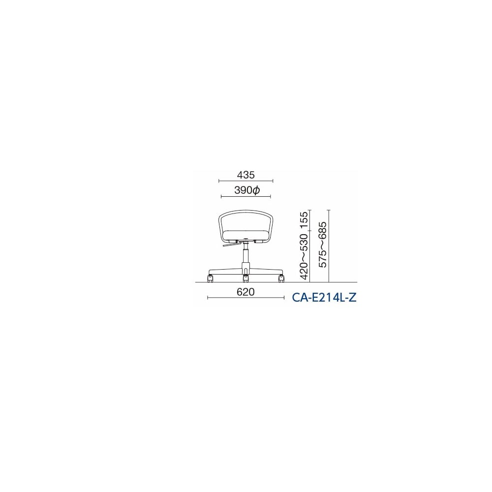 導電椅/厚座凳型 黑色及其他 CA-E24L-Z 和更多型號 - 商品圖 5