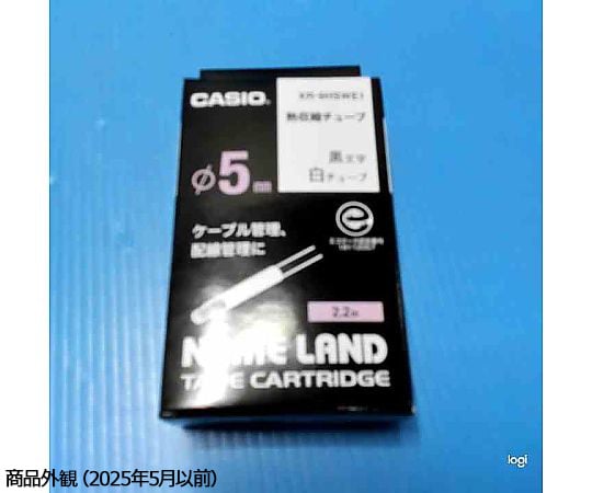 熱縮套管 Φ5mm 寬 (白底黑字) 及其他 XR-9HSWE1 和更多型號 - 商品圖 2