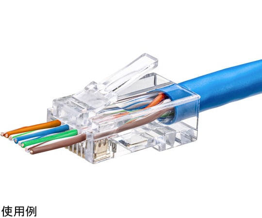 SANWA SUPPLY INC. RJ-45 連接器 (第六類, 穿透式, 單股及多股) 10 個及其他 ADT-6RJKN-10 和更多型號 - 商品圖 4