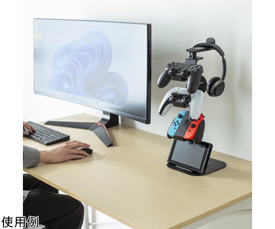 遊戲控制器支架 (附耳機架，黑色) 及其他 JY-STN1BK 和更多型號 - 商品圖 5