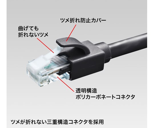 第六類A 網路線 黑色 0.5 公尺 及其他 KB-T6ATS-005BK 和更多型號 - 商品圖 4