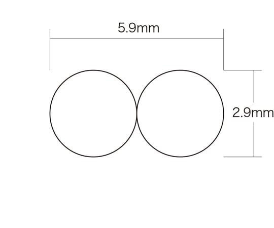 音源線 1 公尺 (SRs 之間) 及其他 KM-A1-10K3 和更多型號 - 商品圖 3