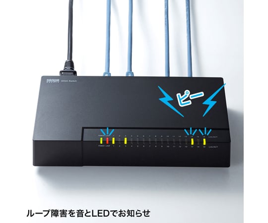Gigabit 交換集線器 (16埠, 磁吸式) 及其他 LAN-GIGAP301BK 和更多型號 - 商品圖 7