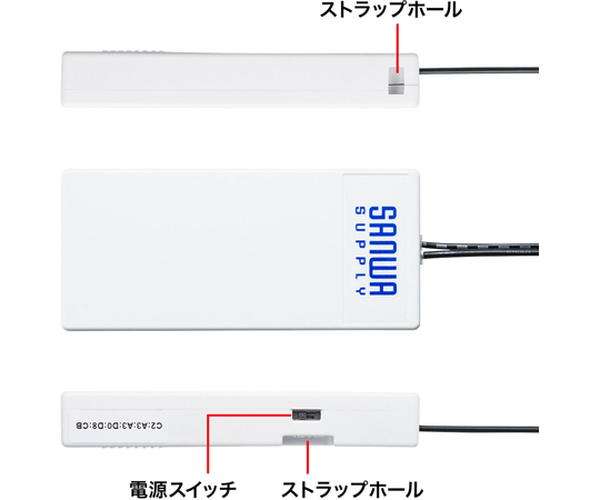 SANWA SUPPLY INC. BLE信標附壓力感測器 (3入組) MM-BLEBC6 - 商品圖 3