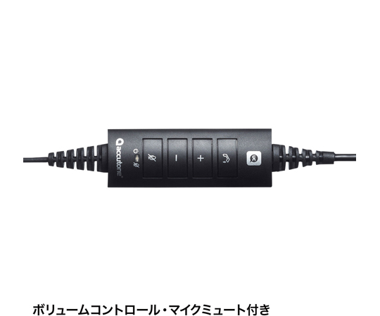 SANWA SUPPLY INC. USB耳機 動圈式 28 公釐 (單聲道) MM-HSU11BK - 商品圖 3