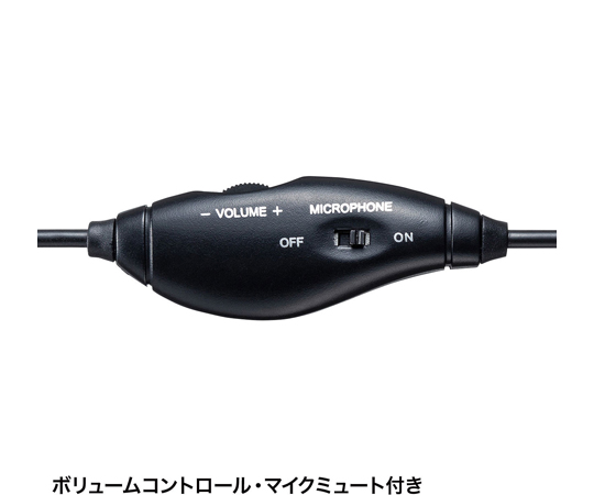 USB耳機 動圈式 30 公釐 (單聲道) 及其他 MM-HSU12BK 和更多型號 - 商品圖 2