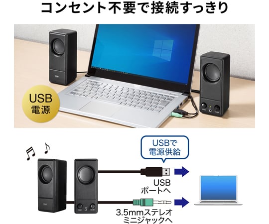 USB供電電腦喇叭及其他 MM-SPL18UBK 和更多型號 - 商品圖 7