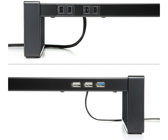 電源分接器 + 桌面架 附USB集線器 (W1000) 黑色 及其他 MR-LC206BKN 和更多型號 - 商品圖 7