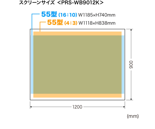 投影布幕 (磁吸式) 及其他 PRS-WB9012K 和更多型號 - 商品圖 10