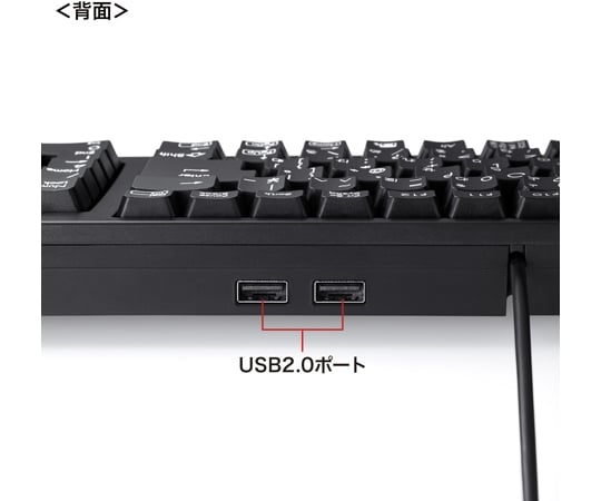 迷你鍵盤附USB集線器103鍵及其他 SKB-KG3UH2BK 和更多型號 - 商品圖 6