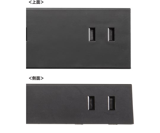 電源分接器 2P，10 個獨立插孔，強力釹磁鐵附防塵蓋，黑色 1 公尺及其他 TAP-2210-1BK 和更多型號 - 商品圖 8