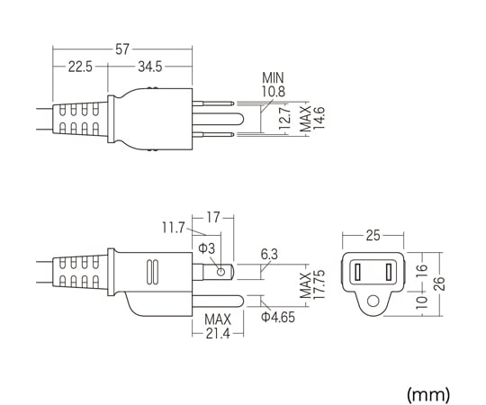 漏電斷路器分接頭 1 公尺及其他 TAP-BR36LN-1 和更多型號 - 商品圖 2