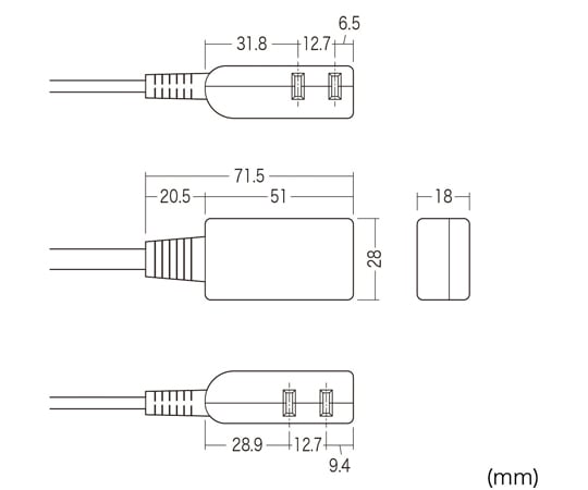 微型攻牙器，2 件，0.2 公尺 白色 及其他 TAP-M602W 和更多型號 - 商品圖 10