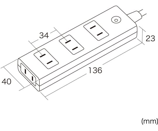 防雷延長線 2P/4獨立插孔 1公尺 及其他 TAP-SP225 和更多型號 - 商品圖 6