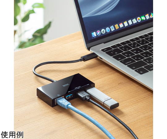 Gigabit 乙太網路卡附 USB Type-C 集線器及其他 USB-3TCH19RBKN 和更多型號 - 商品圖 2