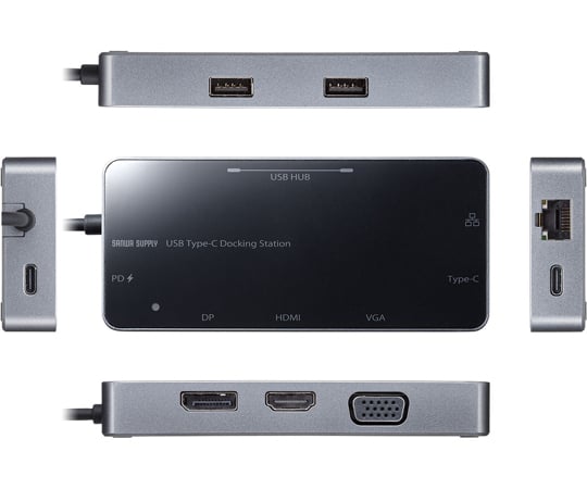SANWA SUPPLY INC. USB Type-C 擴充基座及其他 USB-DKM3BK 和更多型號 - 商品圖 6