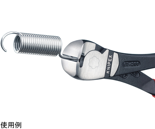 KNIPEX 高槓桿式斜口鉗 黑色防鏽塗層 140 mm 6701-140SB - 商品圖 3