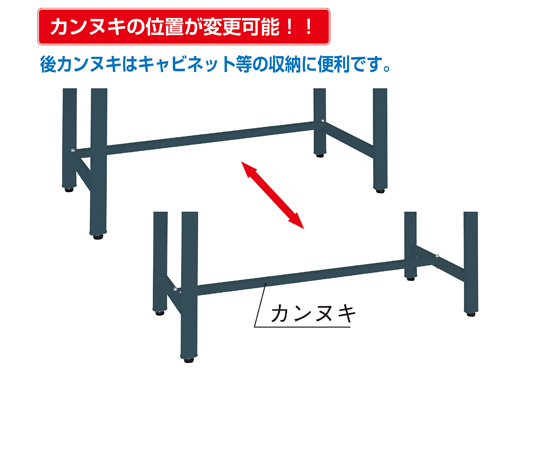 中型工作台 (KT型 負載能力 800公斤 美耐皿頂板 H740 固定型) 寬1200 x 深750 x 高740 公釐 及其他 KT-493CHMD 和更多型號 - 商品圖 9
