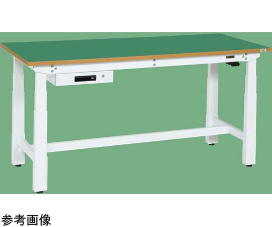電動升降工作台 (承重250公斤型 符合RoHS10修訂版 容積式頂板 附H630~1280抽屜) 寬1200 x 深750 x 高630~1280 公釐 白色 及其他 DKN-127AFEW 和更多型號 - 商品圖 9