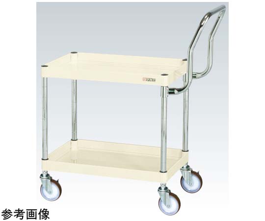 CS 推車 (中型把手高型靜音彈性體車輛 H600，2 層) 寬600 x 深400 x 高600mm 綠色及其他 CSP-6062HTSED 和更多型號 - 商品圖 8