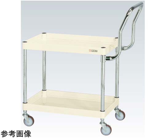 CS 貨台車 (輕量把手高型橡膠推車 H600, 2層) 寬600 x 深400 x 高600mm 綠色及其他 CSP-6062LHTD 和更多型號 - 商品圖 8