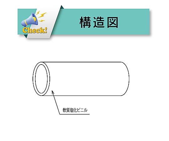 TOYOX CO., LTD. 食用滾筒幫浦管 (PVC) Eco Foods PVC 3.2 x 6.4 毫米 20 公尺 及其他 EF-04010 和更多型號 - 商品圖 2