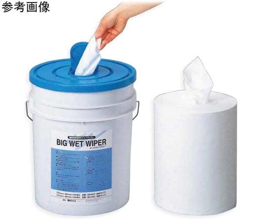 大濕擦拭布 (乾式) 薄棉100% 270 x 400 毫米 附2個容器，450張 x 2入 及其他 BR40C 和更多型號 - 商品圖 2