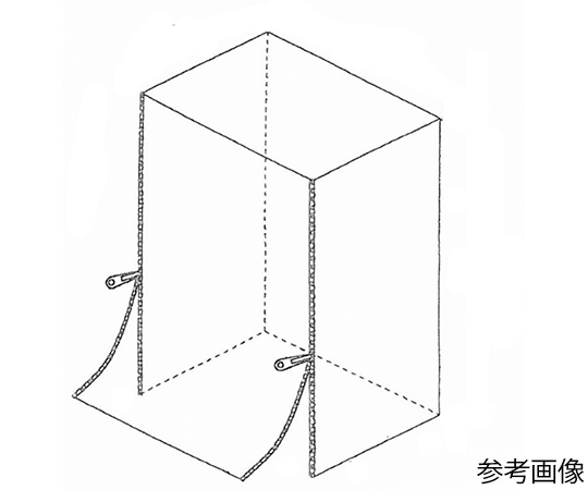 SAKAE 籃車用透明防塵罩 830 x 630 x 1500 公釐 及其他 TP8565 和更多型號 - 商品圖 5