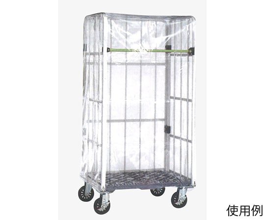 SAKAE Transparent Dust-Proof Cover for Basket Car 1130 x 830 x 1500 mm - ABP-68410946 - 商品圖 2
