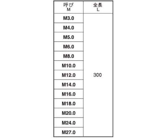 SUNCO INDUSTRIES ECO-BS 尺寸切割螺栓 M12 x 300 及其他 C10100C00120000000 和更多型號 - 商品圖 6
