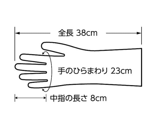 丁腈橡膠化學防護手套 厚長型 CN-751 L 及其他 CN751-L 和更多型號 - 商品圖 6