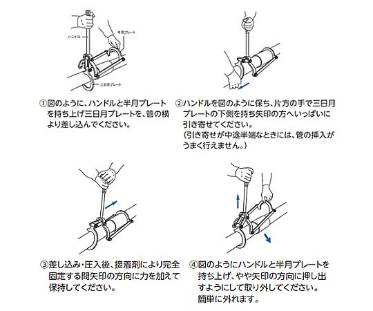 φ89 mm PVC管連接工具及其他 EA526XS-1 和更多型號 - 商品圖 2