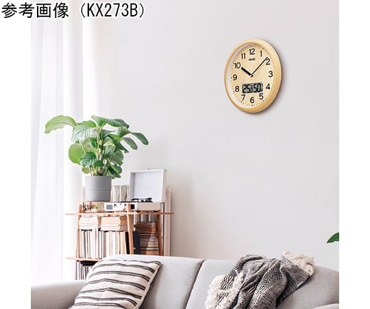 Seiko Holdings Corporation 溫濕度電波鐘 φ311 x 51 公釐 淺棕色 及其他 KX273B 和更多型號 - 商品圖 2