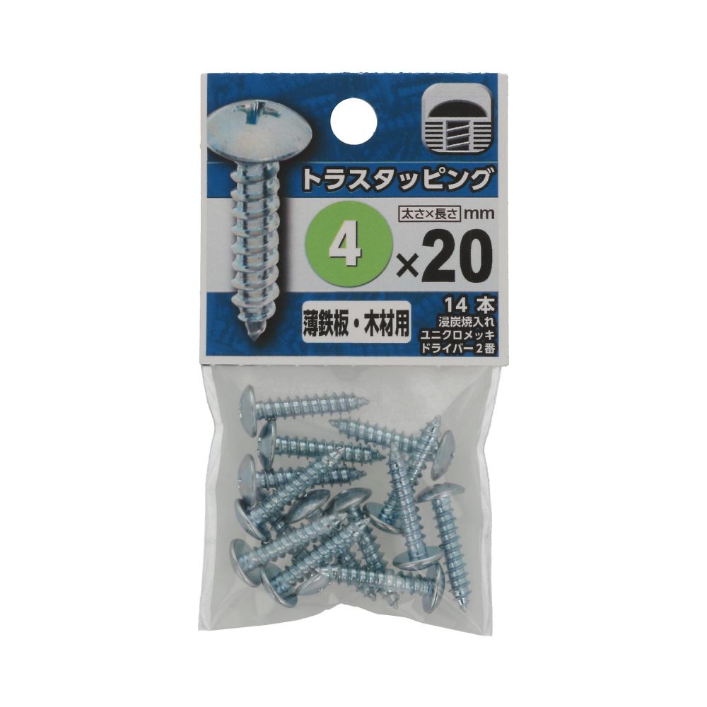 大扁頭自攻螺絲 3 x 16 1組 (20個 x 5包) 及其他 - 商品圖 8
