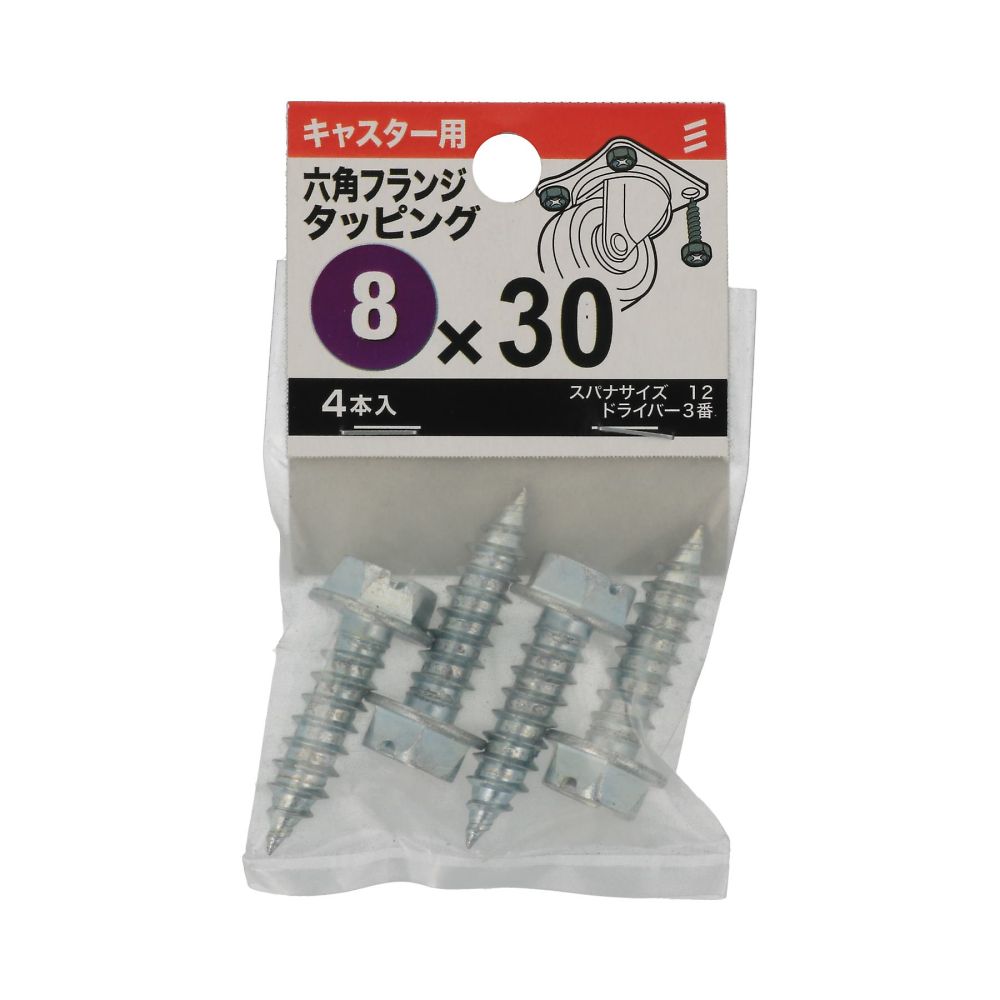 六角法蘭攻牙 ZU 6 x 25 1 組 (4 個 x 5 包) 及其他 - 商品圖 4