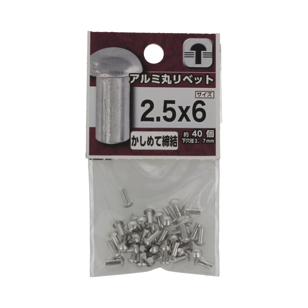 鋁製圓頭鉚釘 3 x 6 1 套 (40 件 x 5 包) 及其他 - 商品圖 8
