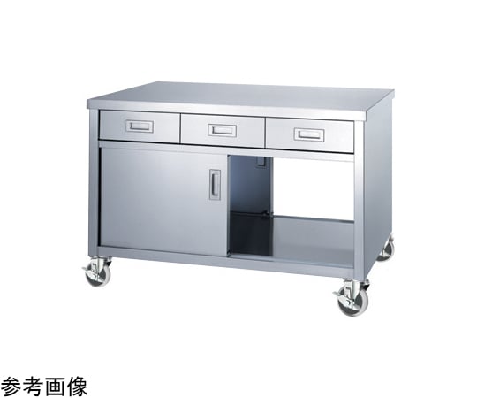 SINKO-LTD 不鏽鋼工作桌 (雙面門/附抽屜) EDW-PU100 系列 寬1200 x 深750 x 高800mm 及其他 EDW-12075-PU100 和更多型號 - 商品圖 5