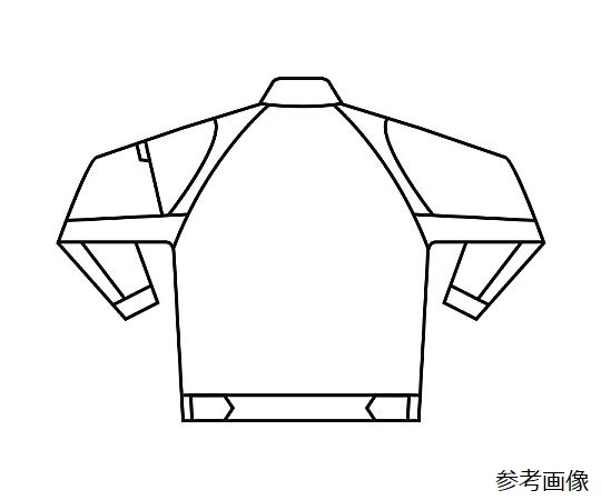 秋冬工作服 抗靜電 JIS相容 彈性夾克 G713 上衣 藍灰色 SSS號 及其他 G713-UE-SSS 和更多型號 - 商品圖 7