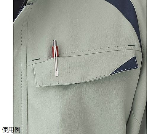 秋冬工作服 抗靜電 JIS相容 彈性夾克 G713 上衣 藍灰色 SSS號 及其他 G713-UE-SSS 和更多型號 - 商品圖 10