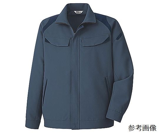 秋冬工作服 抗靜電 JIS相容 彈性夾克 G713 上衣 藍灰色 SSS號 及其他 G713-UE-SSS 和更多型號 - 商品圖 8