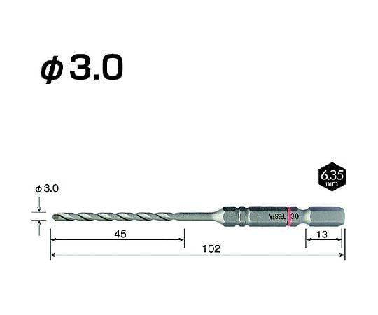 混凝土緩衝鑽 ACD 3.0 公釐 及其他 ACD3.5 和更多型號 - 商品圖 2