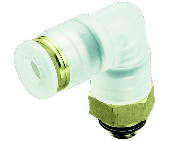 管接頭彎頭 PP型 管10 R1/4螺紋 及其他 PPL4-01 和更多型號 - 商品圖 6