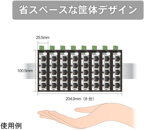 工業乙太網路交換集線器 100Base-TX 8埠 DEH-8 及其他 DEH-5 和更多型號 - 商品圖 6