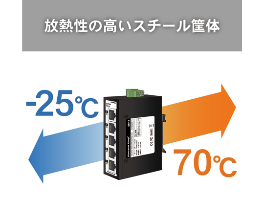 工業乙太網路交換集線器 100Base-TX 8埠 DEH-8 及其他 DEH-5 和更多型號 - 商品圖 7
