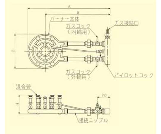 超級巨無霸燃燒器 (爐具用巨無霸) 23.3 瓩 及其他 MG-4RJ-13A 和更多型號 - 商品圖 6